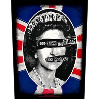 Sex Pistols God Save the Queen Back Patch Photo