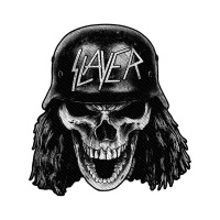 Slayer Wehrmacht Skull Cut Out Patch Photo