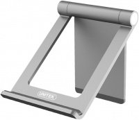 Unitek Aluminium Foldable Smartphone Stand - Silver Photo