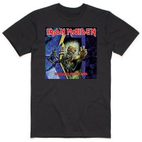 Iron Maiden No Prayer For the Dying Box Menâ€™s Black T-Shirt Photo