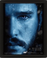 Game of Thrones - John Snow Vs Night King Framed 3D Print Photo