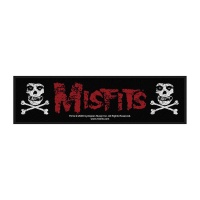 The Misfits Cross Bones Superstrip Patch Photo