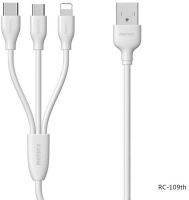 Remax Suda 3-In-1 USB Cable - White Photo