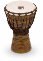 Toca Origins Series Rope Tuned 7" African Mask Wood Djembe Photo