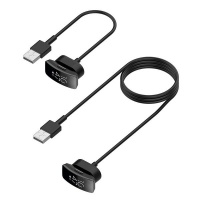 Tuff Luv Tuff-Luv 15cm USB Charging Cable for Fitbit Inspire and Inspire HR - Black Photo