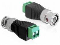 DeLOCK Adapter BNC Male to Term Block 2pin Photo