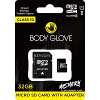 Body Glove Micro SD Card with Adapter â€“ 32GB Class 10 Photo