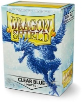 Arcane Tinmen Dragon Shield - Standard Sleeves - Matte Clear Blue 'Celeste' Photo