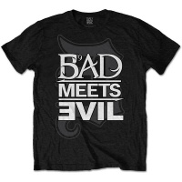 Bad Meets Evil Logo Menâ€™s Black T-Shirt Photo