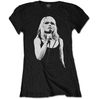 Debbie Harry Open Mic Womenâ€™s Black T-Shirt Photo