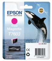 Epson - T7603 Vivid Magenta Ink Cartridge Photo