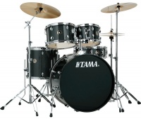 TAMA RM52KH5C-CCM Rhythm Mate 5 pieces Acoustic Drum Kit with Hardware and Cymbals - Charcoal Mist Photo