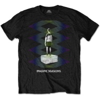 Imagine Dragons Zig Zag Menâ€™s Black T-Shirt Photo