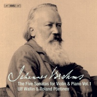 Bis Brahms / Wallin / Pontinen - 5 Sonatas Violin & Piano 1 Photo