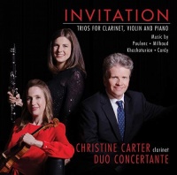 Marquis Music Christine & Duo Concertante Carter - Invitation: Trios For Carinet Violin & Piano Photo