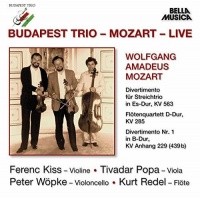 Bella Musica Nax615 Mozart / Budapest Trio - Live Photo