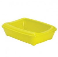 Moderna - Arist-O-Tray and Rim Cat Litter Box - Lemon Yellow Photo