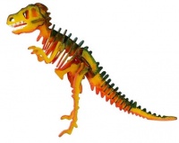 Robotime - 3D Wooden Puzzle with Paints - T-Rex Photo