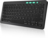 Zoweetek Bluetooth 4.0 Wireless Keyboard - Black Photo