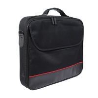 Volkano Industrial Series 16" Shoulder Notebook Bag - Black Photo