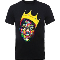 Biggie Crown Menâ€™s Black T-Shirt Photo