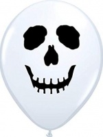 Qualatex - Round Skull Face Latex Balloons Photo