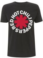 Red Hot Chili Peppers - Classic Asterisk Mens Black T-Shirt Photo