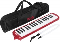 Stagg Melodica MELOSTA37 RD 37-Key Melodica with Gig Bag Photo