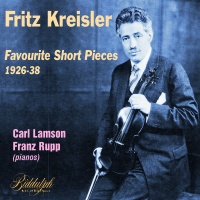 Biddulph Records Fritz Kreisler - Favourite Short Pieces 1926-38 Photo