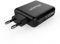 Unitek 60W USB-C 3-port Mobile Wall Charger - Black Photo