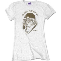 Black Sabbath US Tour â€˜78 Avengers Womenâ€™s White T-Shirt Photo