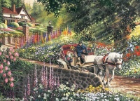 Cobble Hill - Carriage Ride Puzzle - Extra Large Photo