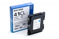 Ricoh 405766 GC41CL Cyan Low Yield 600 Pages Ink Cartridge Photo