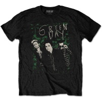 Green Day Green Lean Menâ€™s Black T-Shirt Photo