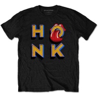 The Rolling Stones - Honk Letters Men's T-Shirt - Black Photo