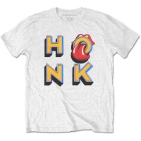 The Rolling Stones - Honk Letters Men's T-Shirt - White Photo