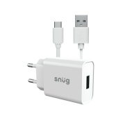 Snug Lite 1 Port Type-C Wall Charger - White Photo