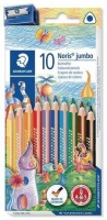 Staedtler - Noris Club Beginner Colour Pencils Jumbo 10'S Assorted Photo