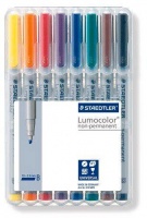 Staedtler - Lumocolor Non-Permanent Broad Wallet 8 Koki Pens Photo