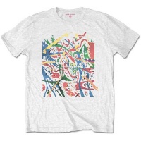 Pink Floyd - Pollock Prism Men's T-Shirt - White Photo