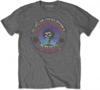 Grateful Dead - Bertha Circle Vintage Wash Menâ€™s Charcoal T-Shirt Photo