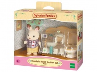 Epoch Sylvanian Families - Chocolate Rabbit Brother Set Photo