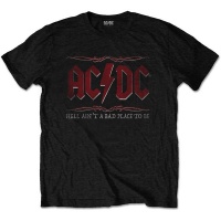 AC/DC Hell Ain't a Bad Place Menâ€™s Black T-Shirt Photo