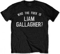 Liam Gallagher - Who the Fuck...Men's T-Shirt - Black Photo