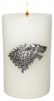 Insight Editions Game of Thrones - Stark - Large Sculpted Insignia Candle Photo