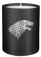 Insight Editions Game of Thrones - House Stark - Large Glass Candle Photo
