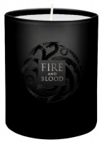 Insight Editions Game of Thrones - Fire And Blood - Glass Votive Candle Photo