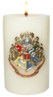 Insight Editions Harry Potter - Hogwarts - Large Sculpted Insignia Candle Photo