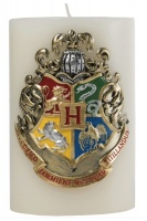 Insight Editions Harry Potter - Hogwarts - Sculpted Insignia Candle Photo