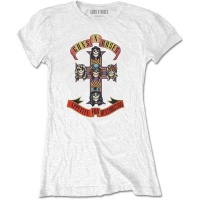Guns N' Roses - Appetite For Destruction Womenâ€™s White T-Shirt Photo